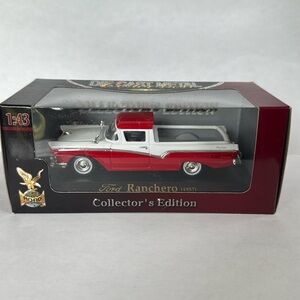 Collectors edition! Yat Ming Die Cast Metal 
Red and white 1957 Ford Ranchero 🚚